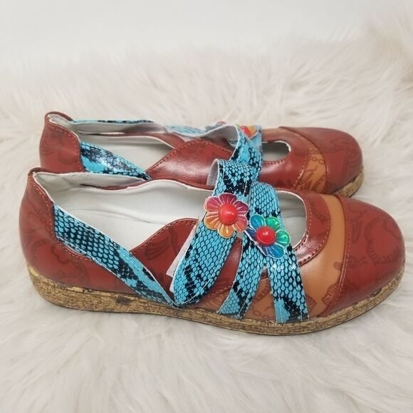 GOOFY BOHO SHOES!!! LOL...UNIQUE SHOES - Picture 4 of 9